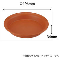 アップルウェアー ロゼア鉢皿 180型 4905980411081 1個（直送品）