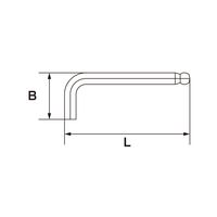 ジーネット GIGA ギガ・セレクション ボールポイント六角棒レンチ9本セット GBHLー9S GBHL9S 1セット(5組)（直送品）