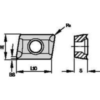 WIDIA ショルダーミル M680用インサート(6901185) AONT10T308MM WP35CM 1セット(10個)（直送品）