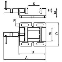ジーネット GIGA ギガ・セレクション ボール盤バイス GSBMS6 1台（直送品）