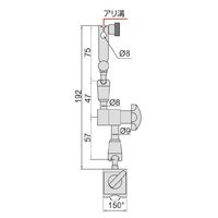 INSIZE インサイズ ミニマグネットスタンド 6224-40 1個（直送品）
