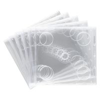 サンワサプライ Blu-ray・DVD・CDケース(2枚収納タイプ・5枚セット) FCD-22CLN2 1個