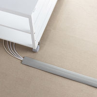 サンワサプライ ソフトケーブルカバー(グレー・幅66.0mm) CA-65N2 1個