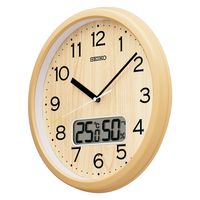 セイコータイムクリエーション 温度湿度表示付き電波掛時計 KX273B 1個