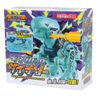 池田工業社 ギアブロックダイナソー ラプトル おもちゃ 1個