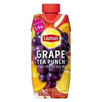 森永乳業 リプトン グレープティーパンチ 330ml 1箱（12本入）
