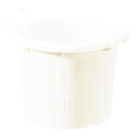 大和プラスチック グロウコンテナ 18型 ホワイト 鉢 1.8L