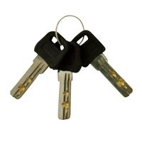 J&C Vブレーキ、カンチブレーキ用大型リング錠 シルバー JC-057CLB-3661 1セット(5個)（直送品）