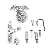 ひめじや akkeフックー3MIN(ミニチュアシュナウザー)(大型タイプ)肉球タイプセット akke-3MIN-PAD 1セット（直送品）