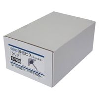 New Hikari (ニューヒカリ）　波板ビス ポリカ座金 5×35 木下地用 クリア（100本入）　SH-BNPW535C　清水　5箱（直送品）