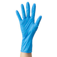 リーブル ニトリルグローブ　ベーシックブルー Lサイズ　パウダーフリー　No.2082L 1セット（500枚：100枚入×5）