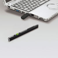 コクヨ レーザーポインター ELP-GP30 緑色レーザー ペン型 プレゼン機能 単4乾電池×3 連続使用60時間 5個