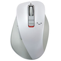 ワイヤレスマウス 無線 Bluetooth 静音 5ボタン M ホワイトフェイス M-XGM15BBSWF/EC エレコム 5個（直送品）