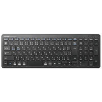 ワイヤレスキーボード 無線 テンキー付き コンパクト パンタグラフ 薄型 ブラック TK-FDP099TBK エレコム 5個（直送品）