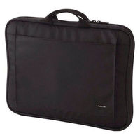 パソコンケース PCバッグ 軽量 ～14.1インチワイド 取っ手付 フルオープン ブラック BM-IB016BK 5個（直送品）