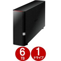 バッファロー NAS 1ベイ 6TB リンクステーション LS210DG ネットワークHDD LS210D0601G 1台（直送品）