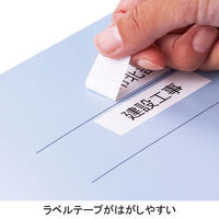 アスクル　フラットファイルPP製　A4タテ厚とじ　背幅28mm　ロイヤルブルー　5冊  オリジナル（わけあり品）