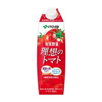 【機能性表示食品】伊藤園 充実野菜 理想のトマト キャップ付き 1L 1セット（12本）