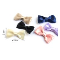 小西リボン リボンモチーフ ベーシックタイ ショッキングピンク W31×H15mm 6個入 ABT-3052-6 1セット(3袋/1セット)（直送品）