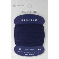 横田 ダルマ 刺し子糸 〈細〉 カード巻き Col.216 40ｍ　DRM2400-216　3枚入/1袋