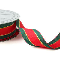 小西リボン クリスマスリボン KR3150-24-1 1セット(3巻/1セット)（直送品）