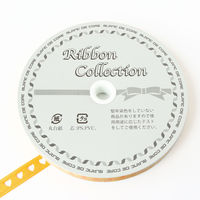 小西リボン カッティングリボン ハート 9mm巾×15m巻 イエロー KR3574-9-83 1セット(3巻/1セット)（直送品）