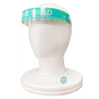 セーフラン安全用品 フェイスシールド 簡易防災面 J2388-C 1ケース（10袋合計100枚入）（直送品）