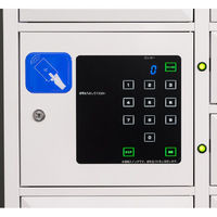 【車上渡し】仁張工作所 N-forme＋ ICカードタッチレスロッカー パーソナルスタイル 幅675×奥行360×高さ1700mm 白（直送品）