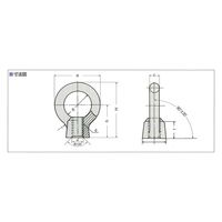 三共コーポレーション 三共 #410143 アイナット M8 1個（直送品）