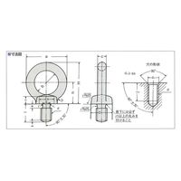 三共コーポレーション 三共 #410111 アイボルト M24 1個（直送品）