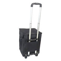 Ｆｅｌｉｏスマートショッピングバック　ダブル　ブラックＦ２１２３３　1個 富士商（直送品）