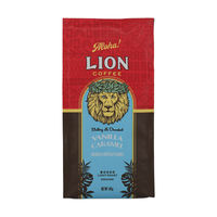 【コーヒー粉】ライオンコーヒー バニラキャラメル 1セット（140g×3袋）