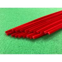 創アンド遊 カラーモール 赤 直径3mm 20本入