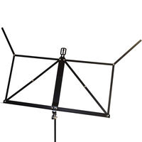 WITTNER スチール製折り畳み式譜面台　カラー：ブラック 961D 1台（直送品）