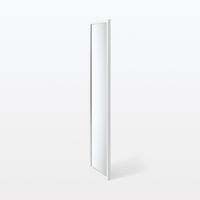 無印良品 壁に付けられる家具ミラー オーク材 ライトグレー 中 良品計画