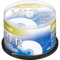 マクセル データ用 CD-R 700MB 48倍速 1セット（250枚：50枚入×5） CDR700S.PNW.50SP