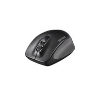 バッファロー 無線　ＢｌｕｅＬＥＤ　３ボタン　プレミアムフィットマウス　ブラック BSMBW300MBK 5台（直送品）