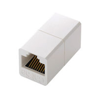 エレコム CAT5e中継コネクタ LD-RJ45JJ5Y2 5個（直送品）