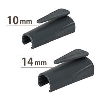 カール事務器 ジッパー 10mm+14mm Z-1014-W 1セット(5袋)