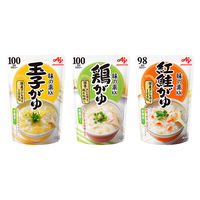 味の素　3種おかゆセット（玉子がゆ、鶏がゆ、紅鮭がゆ）1セット（18食：3種×6食）