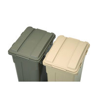 新輝合成 連結カラー分別ペール 33型 カーキグリーン 4973221020705 1箱(12個入)（直送品）