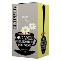 【ノンカフェイン】クリッパー オーガニックハーブティー カモミール １セット（60バッグ：20バッグ入×３箱）