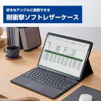 Surface Pro 9/Pro9 With 5G ケース ソフトレザー ブラック TB-MSP9PLF2BK エレコム 1個