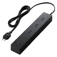 電源タップ USBタップ 2m コンセント 3個口 USB-C×1 A×2 雷ガード 黒 T-U03-3320BK エレコム 1個