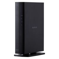 無線LAN ルーター親機 WiFi6 1201+300Mbps IPv6 ブラック WRC-X1500GS-B エレコム 1個