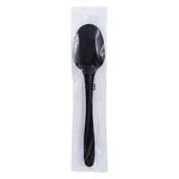 まるき 個包装スプーン ブラック 16cm 8本入 4978446035374 1セット(1個×50)