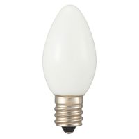 オーム電機 LED C7E12 0.5W L 06-4613 1個