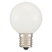 オーム電機 LED G40E17 1.2W L 06-4658 1個