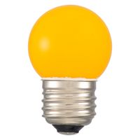 オーム電機 LED G40E26 1.4W Y 06-4679 1個