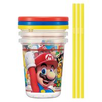 スケーター SIH3ST ストロー付タンブラー320ml 3個セット スーパーマリオ 23 622298-SIH3ST 1セット